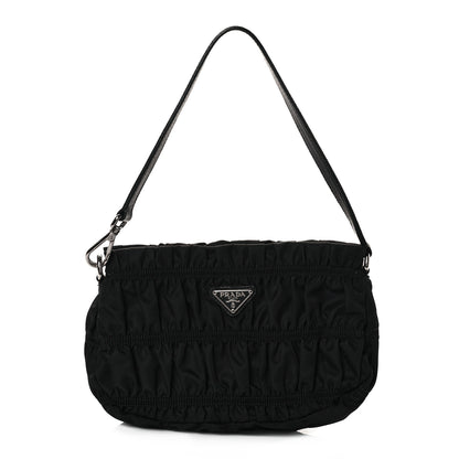 Prada Tessuto Nylon Gaufre Wristlet Black 3 of 24