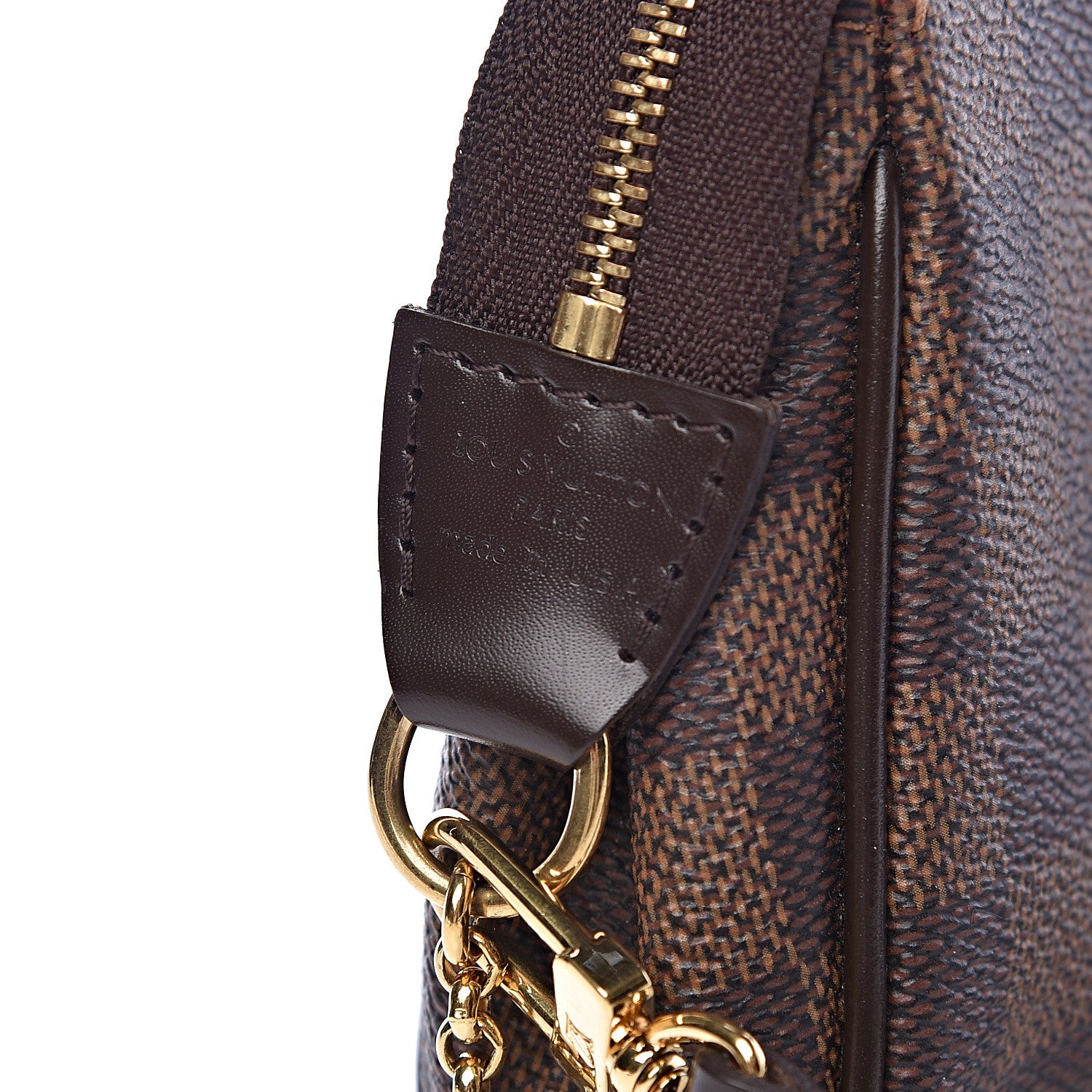 Louis Vuitton Damier Ebene Eva Clutch 6 of 10
