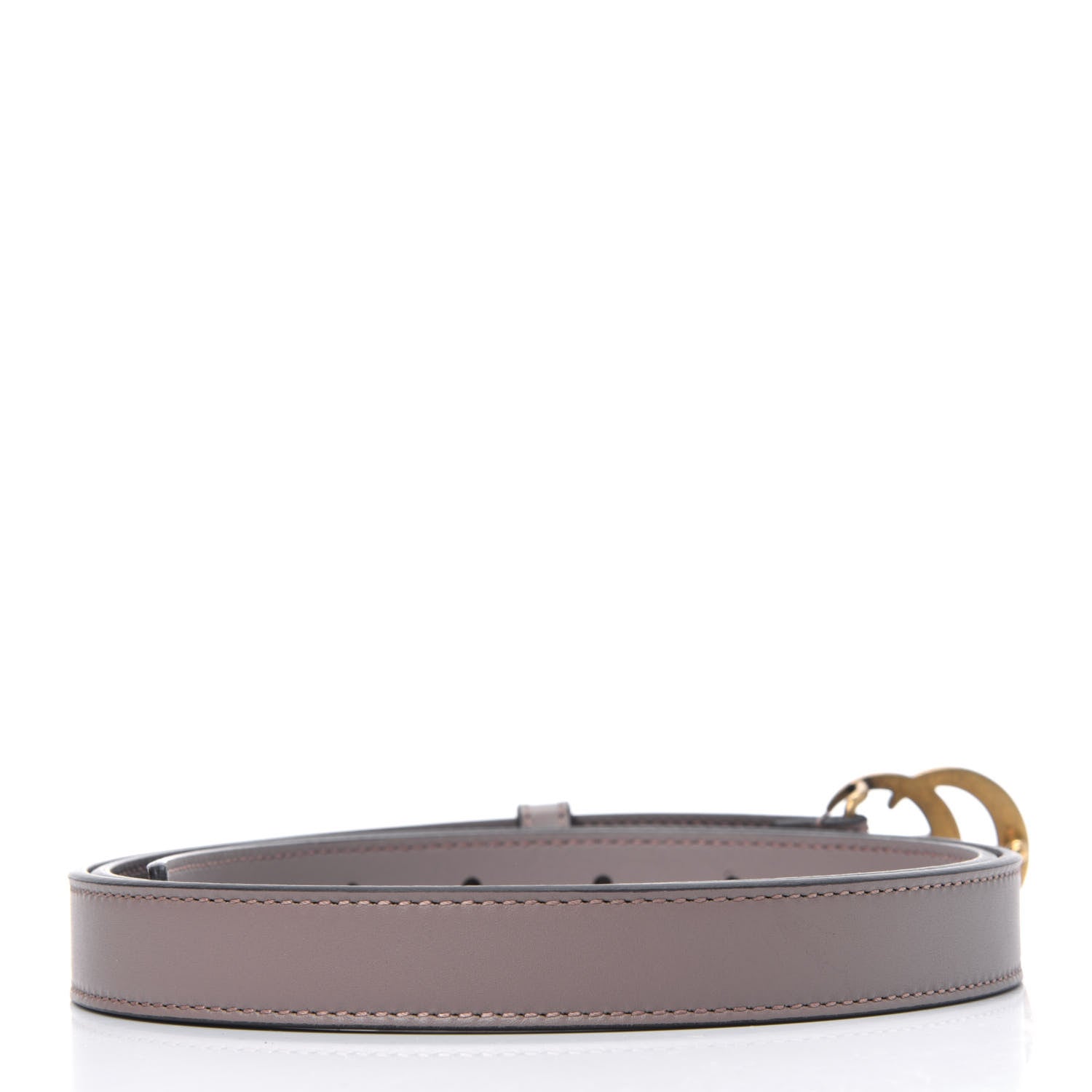 Gucci Calfskin Double G 20mm Belt 100 40 Porcelain Rose 2 of 7
