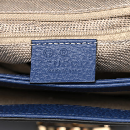 Gucci Dollar Calfskin Interlocking G Top Handle Shoulder Bag Caspian 5 of 11