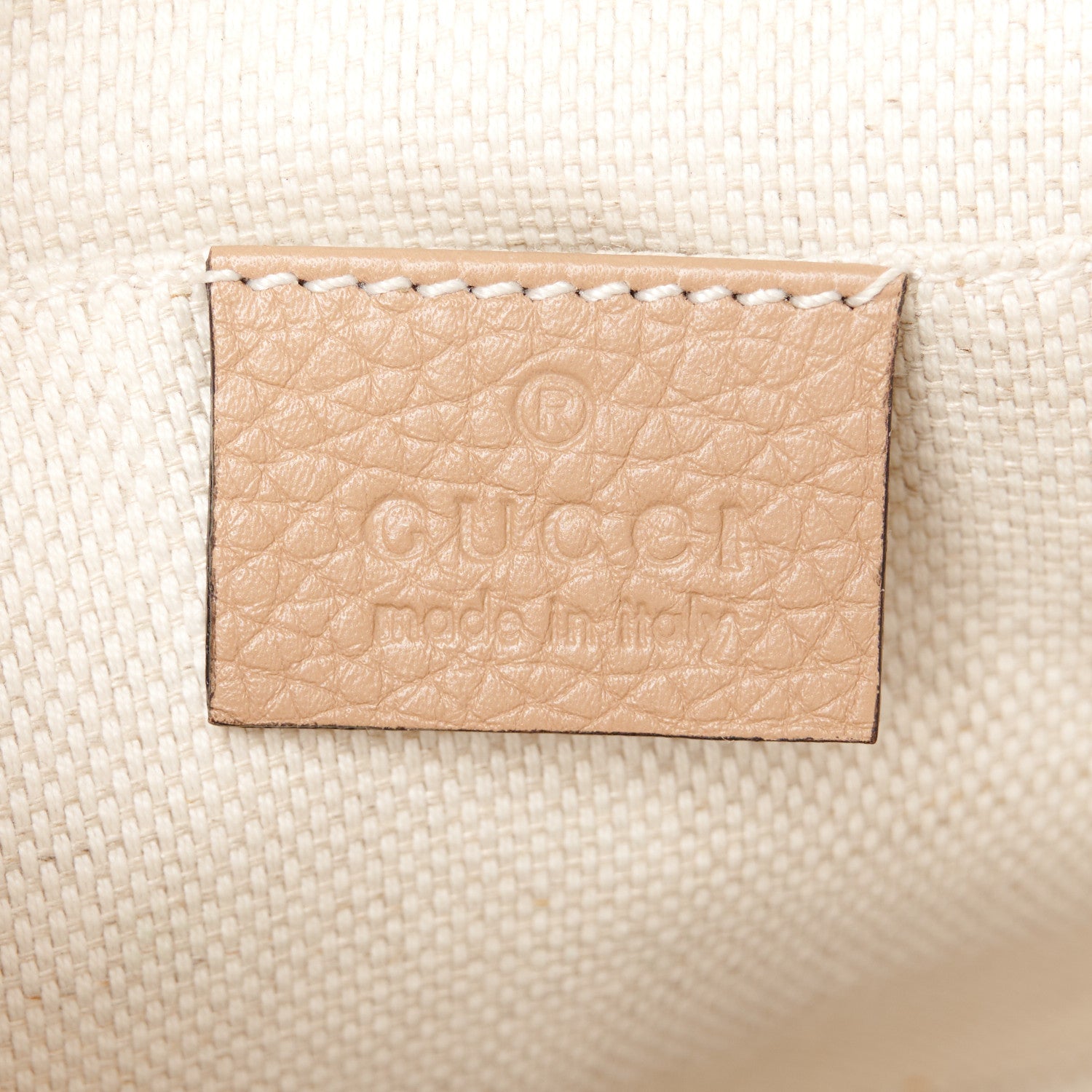 Gucci Pebbled Calfskin Small Soho Disco Bag Camelia 6 of 11