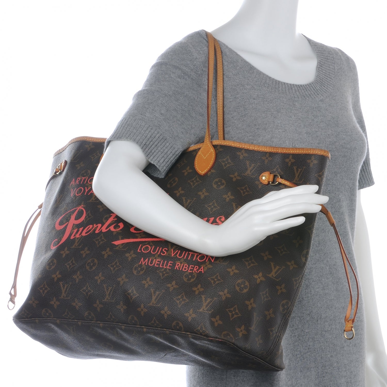 Louis Vuitton Monogram Puerto Banus Neverfull GM 2 of 7