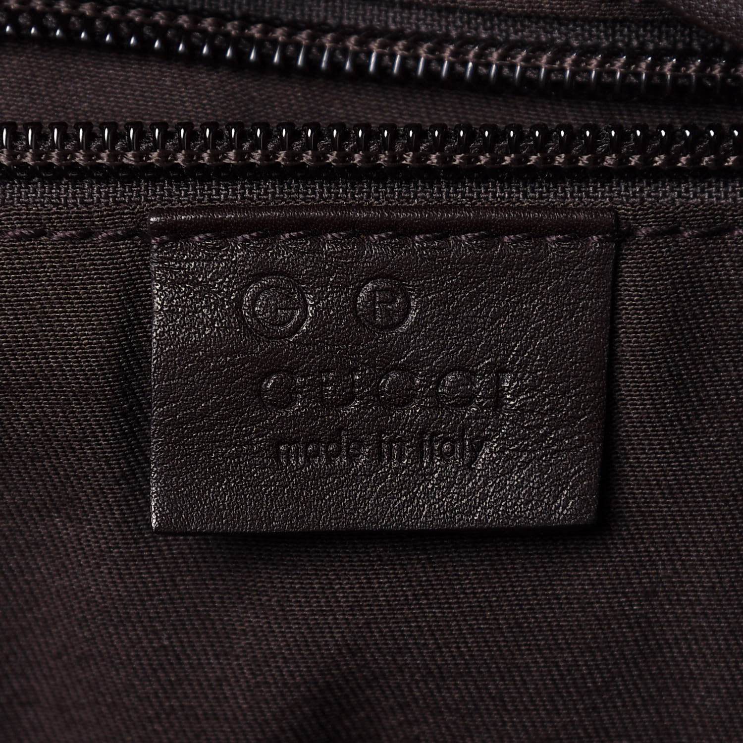 Gucci Nylon Monogram Extra Large Hobo Dark Brown 6 of 15