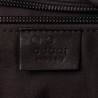 Gucci Nylon Monogram Extra Large Hobo Dark Brown 6 of 15