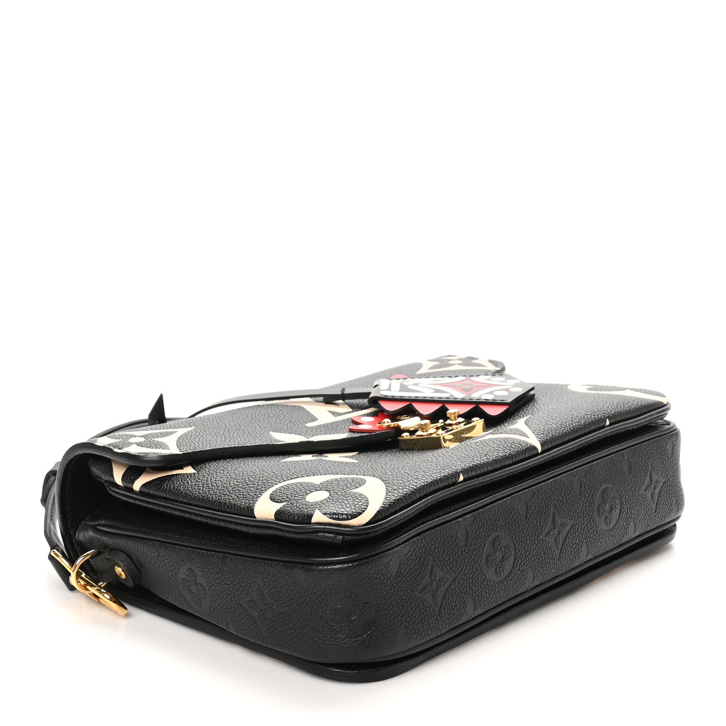 Empreinte Monogram Giant Crafty Pochette Metis Black Creme