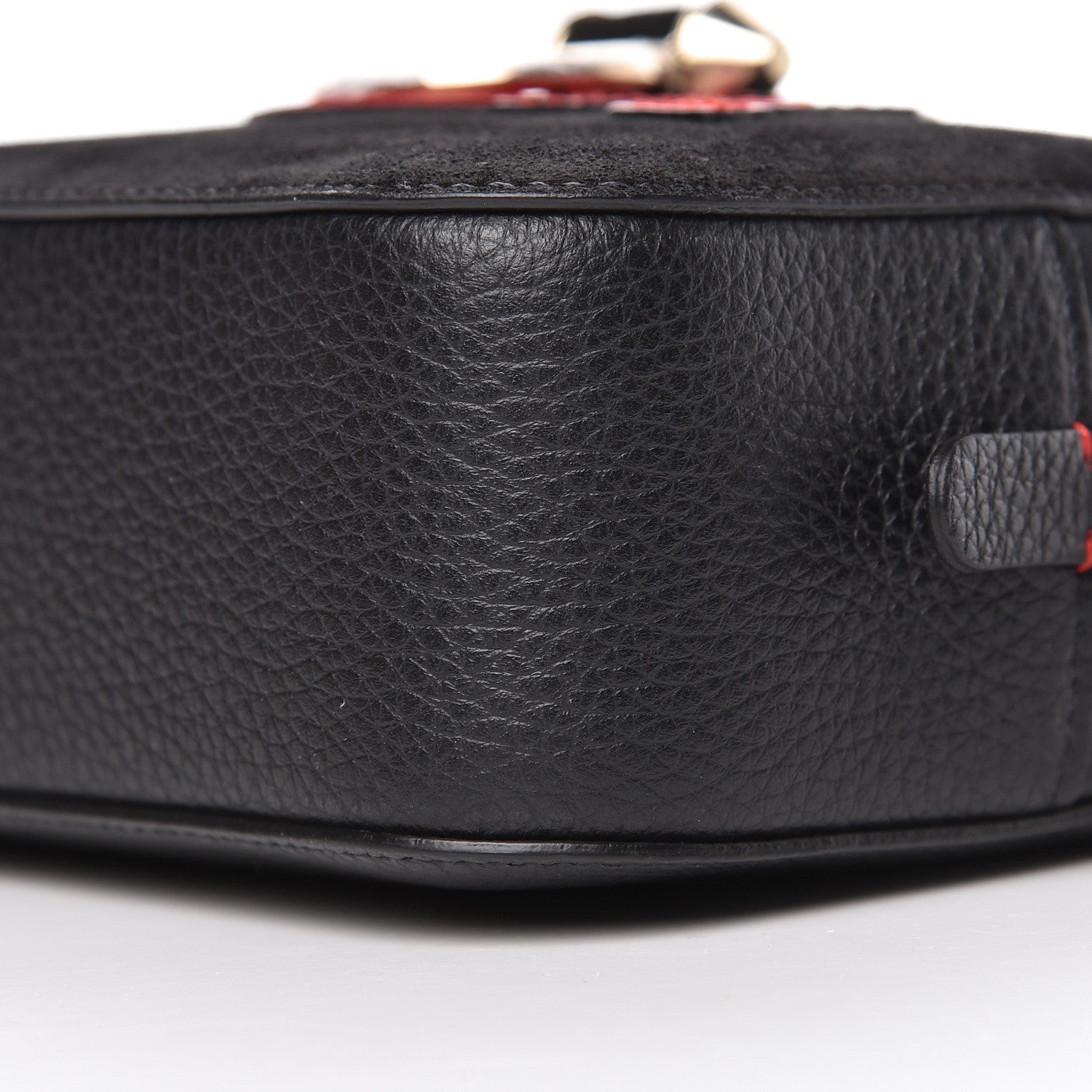 Christian Louboutin Suede Calfskin Love Rubylou Crossbody Black 10 of 11