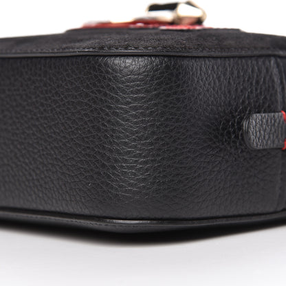 Christian Louboutin Suede Calfskin Love Rubylou Crossbody Black 10 of 11