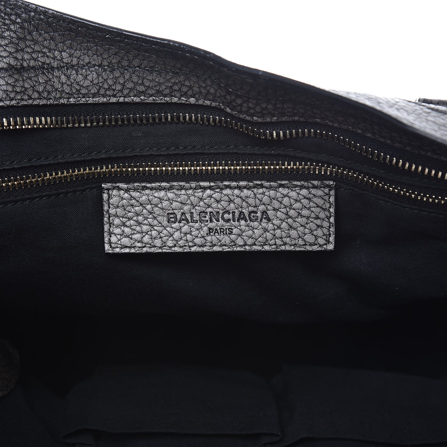 Grained Calfskin Classic Gold Hardware City Ombre Grey Gradient