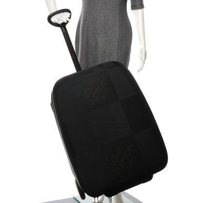 Louis Vuitton Damier Geant Conquerant 65 Luggage Black 2 of 7