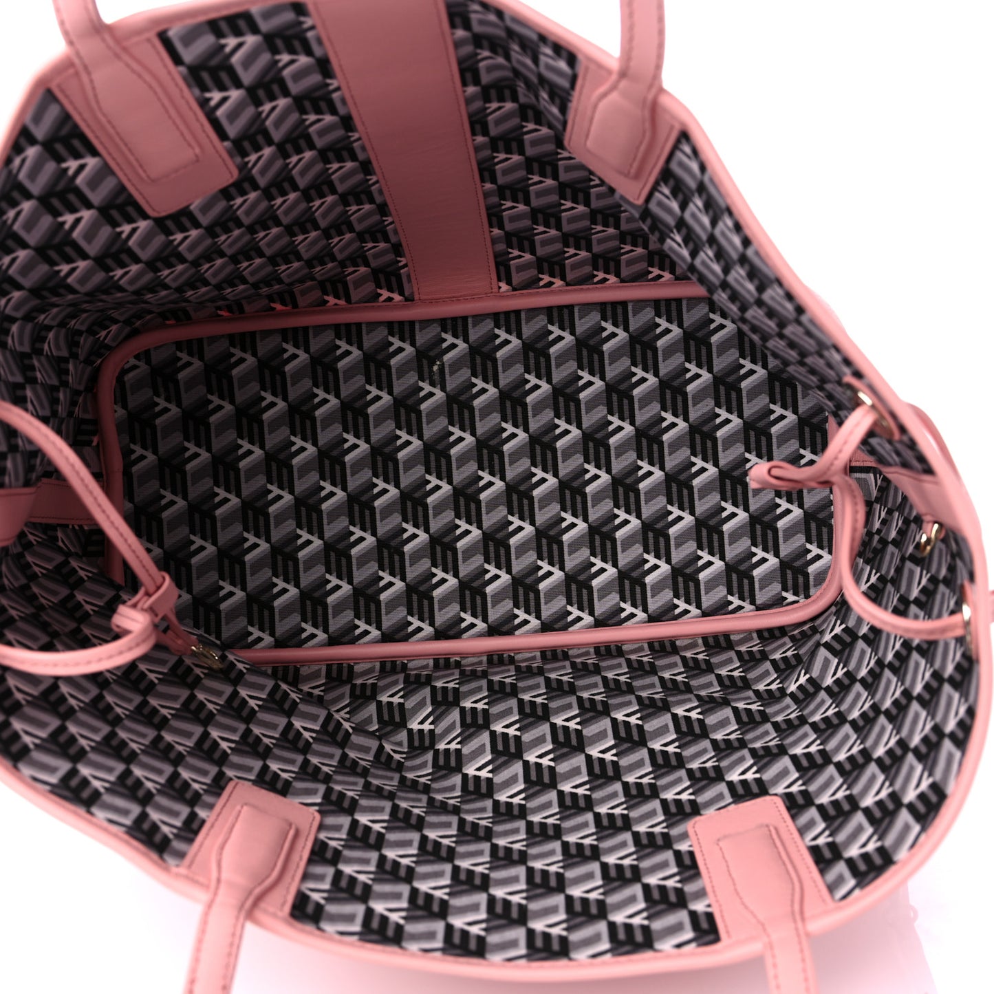 Visetos Medium Liz Reversible Shopper Tote Pink