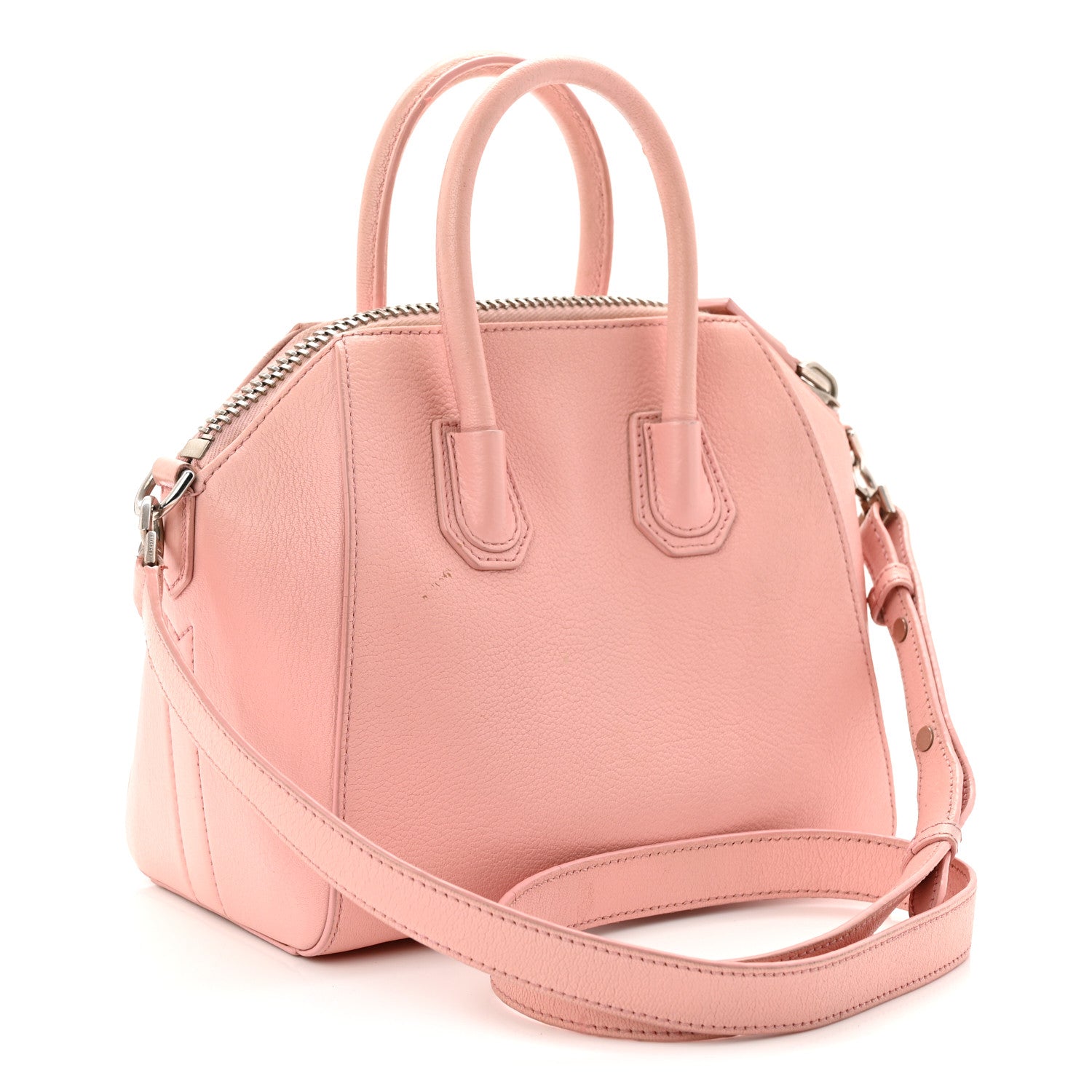 Givenchy Sugar Goatskin Mini Antigona Bright Pink 3 of 18