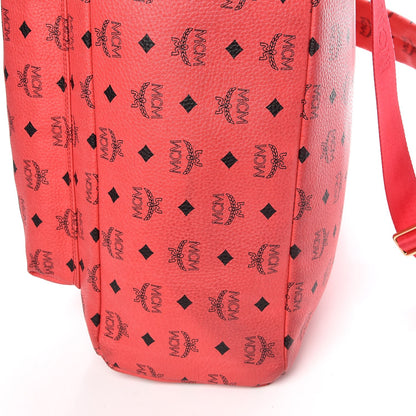 MCM Visetos Large Sprinkle Stud Stark Backpack Corail 12 of 12