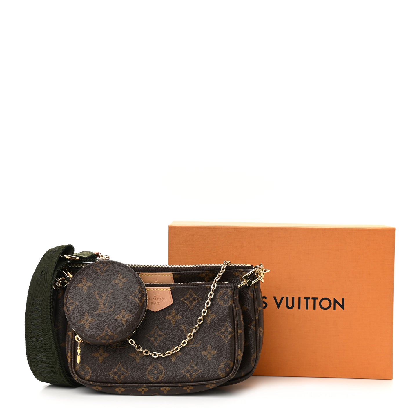 Monogram Multi Pochette Accessories Kaki