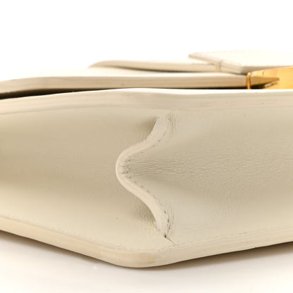 Christian Dior Box Calfskin 30 Montaigne Flap Bag Ivory 9 of 15