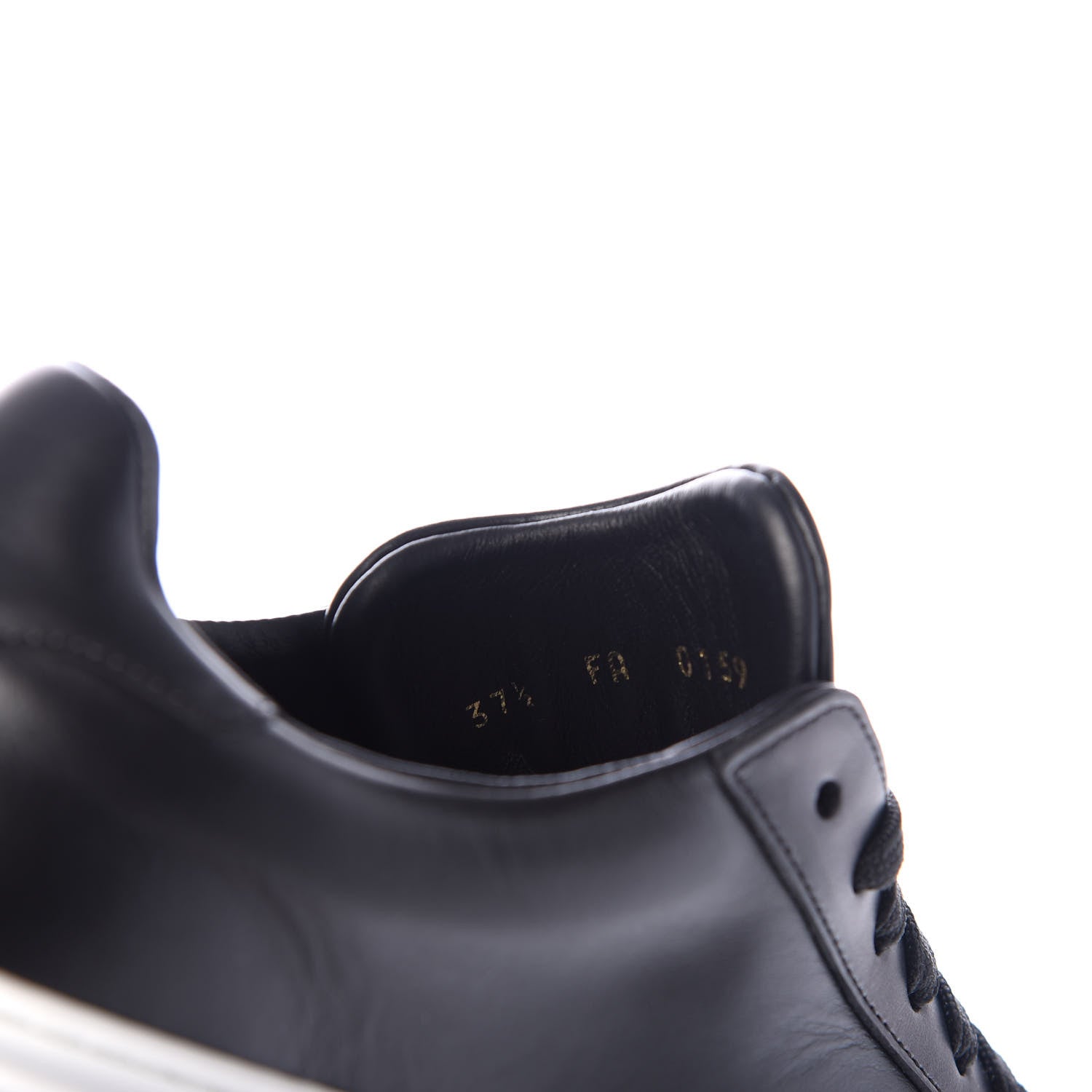 Louis Vuitton Calfskin Time Out Sneakers 37.5 Black 9 of 9
