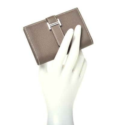 Hermes Epsom Mini Bearn Wallet Etoupe 2 of 8