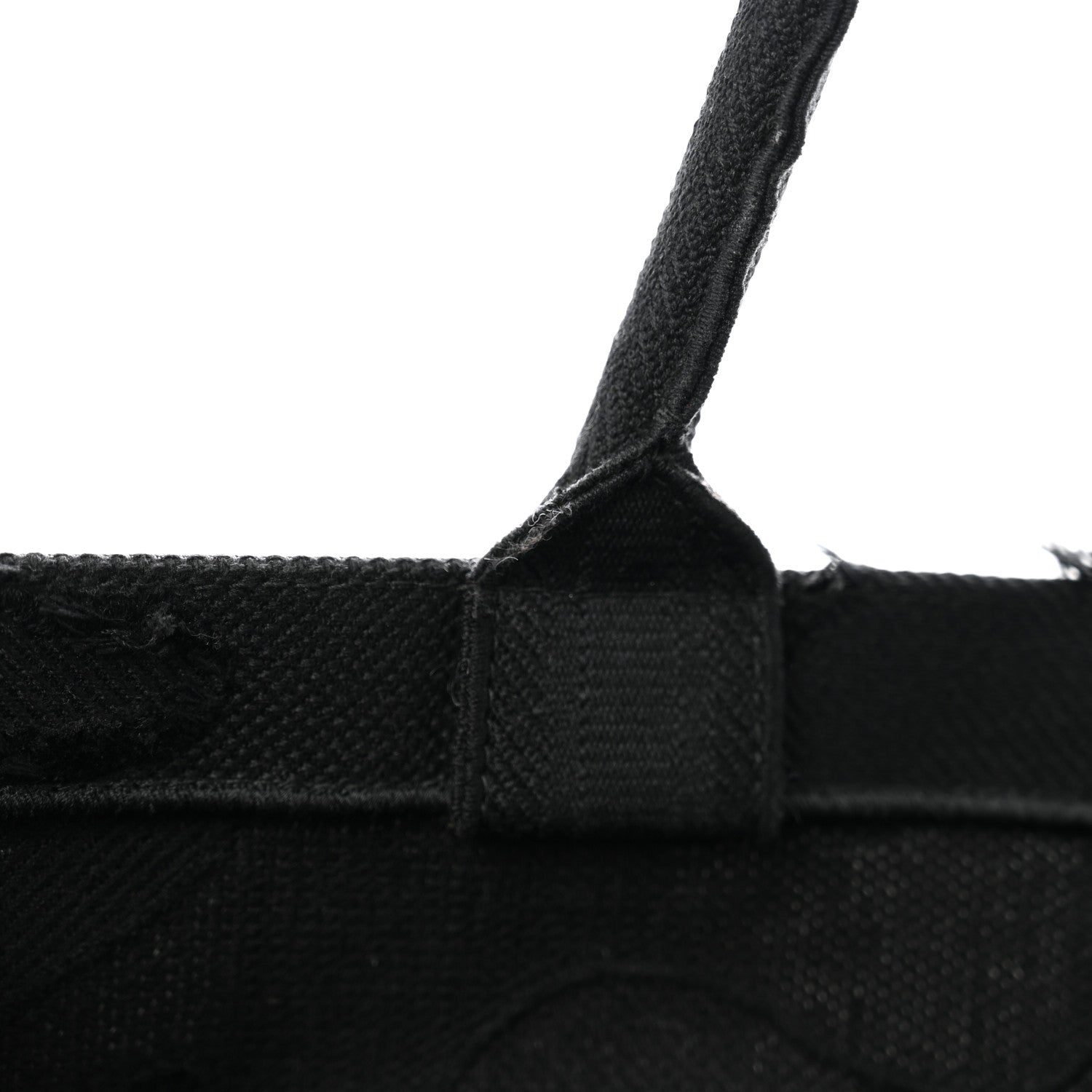 Christian Dior Canvas Embroidered Camouflage Book Tote Black 12 of 12