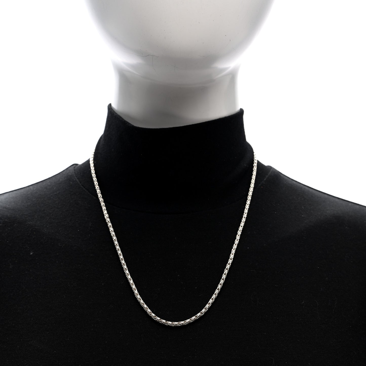 Sterling Silver 3.5mm Wheat Chain Necklace 20"