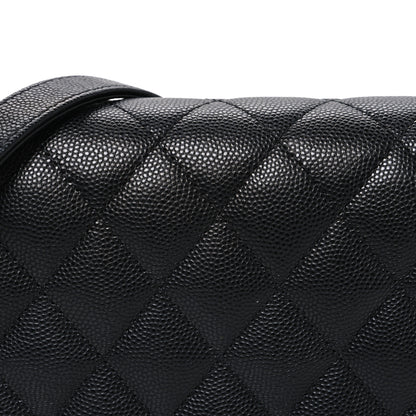 Chanel Caviar Quilted Boy Wallet On Chain WOC Black 9 of 11