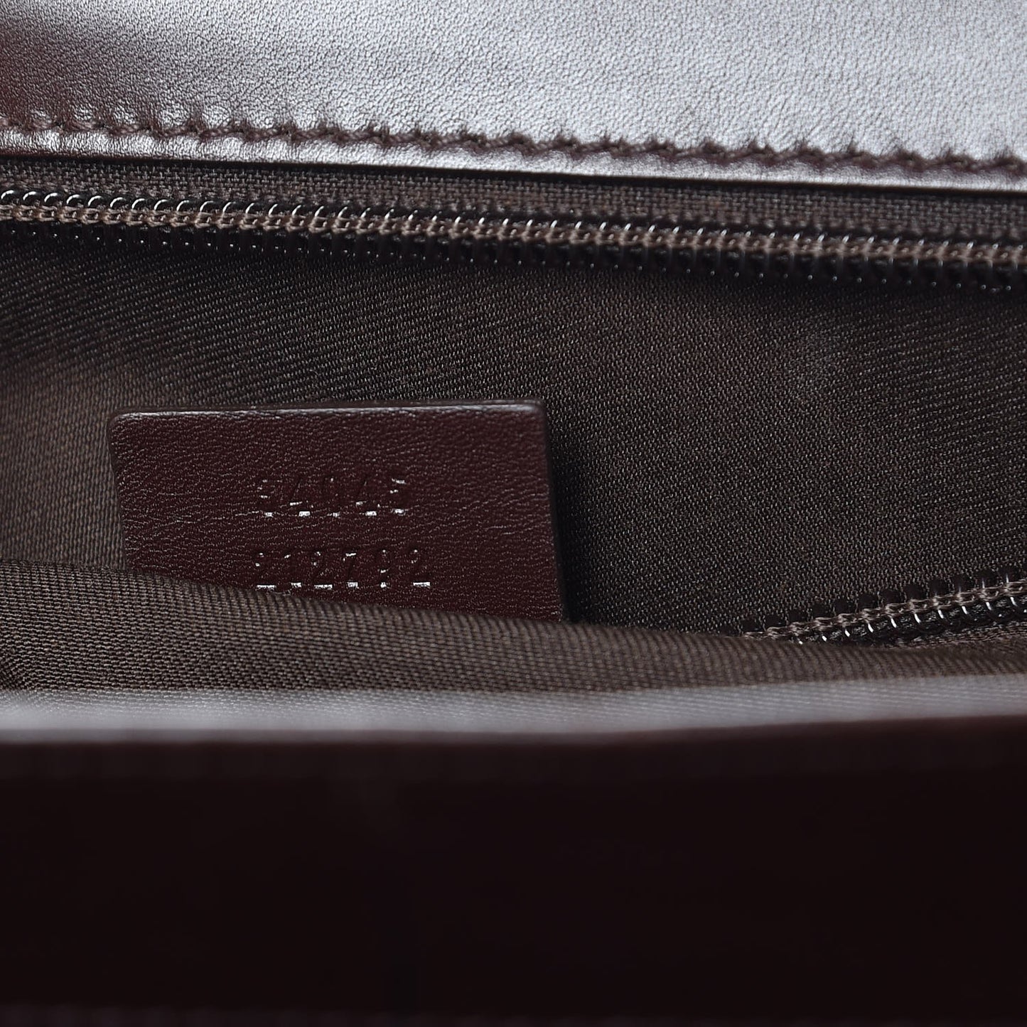 Guccissima Large Laptop Briefcase Dark Brown