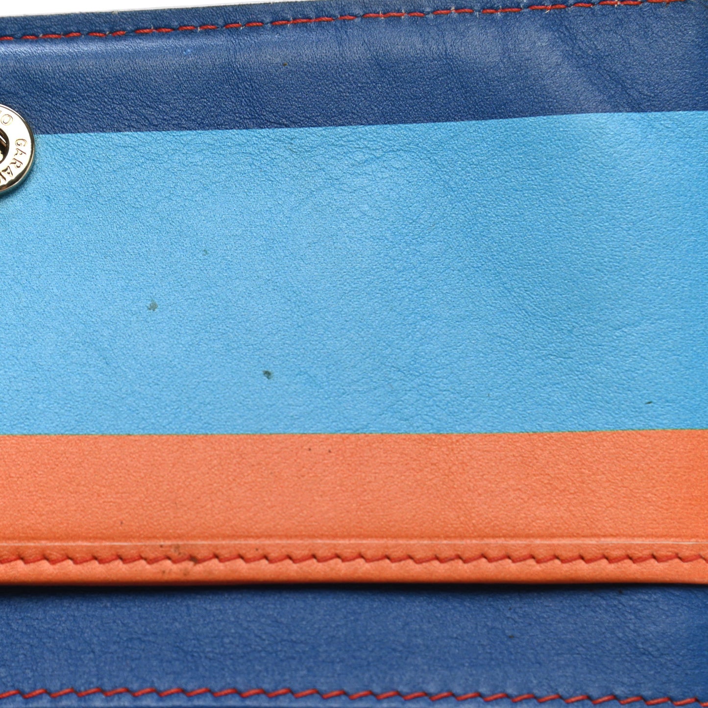 Calfskin Rockstud Continental Wallet Multicolor