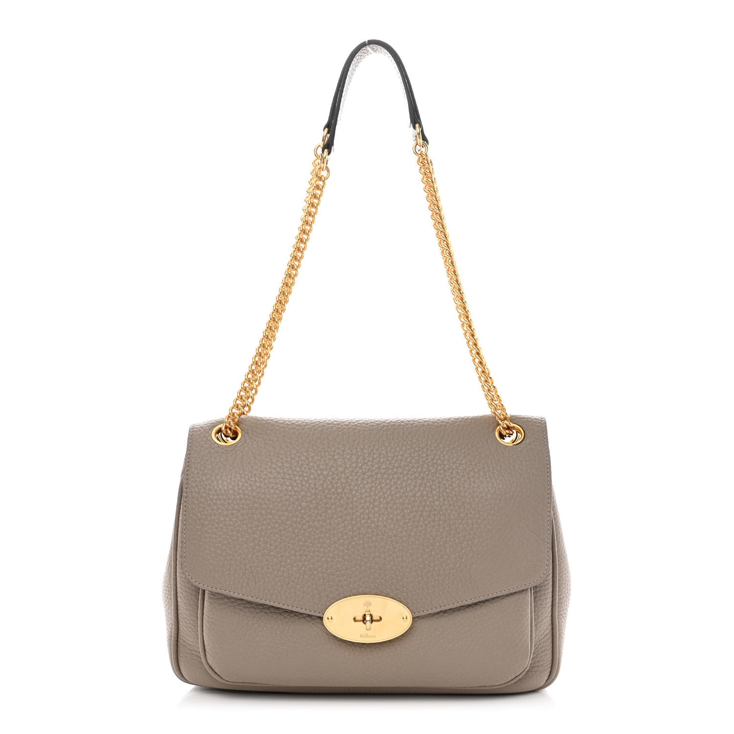 Mulberry Heavy Grained Calfskin Darley Satchel Clay 1 of 12