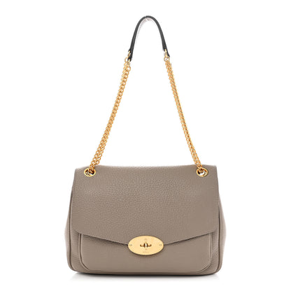 Mulberry Heavy Grained Calfskin Darley Satchel Clay 1 of 12