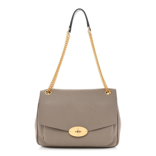 Heavy Grained Calfskin Darley Satchel Clay