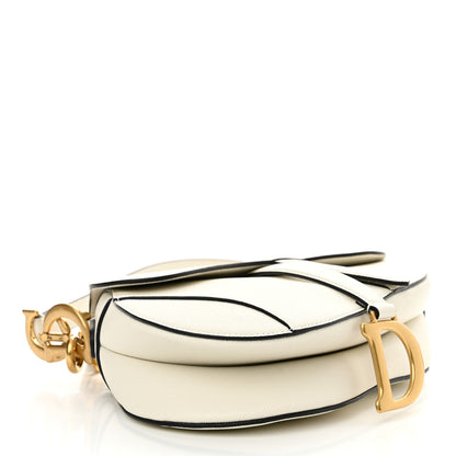 Christian Dior Grained Calfskin Saddle Bag With Strap Latte 4 of 10