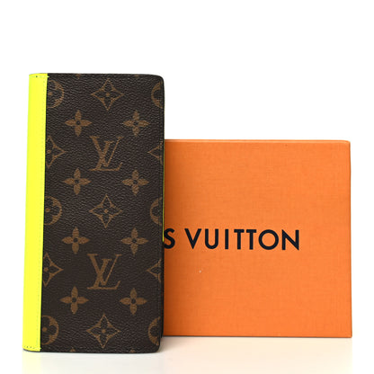 Louis Vuitton Monogram Macassar Brazza Wallet Florescent Yellow 9 of 9