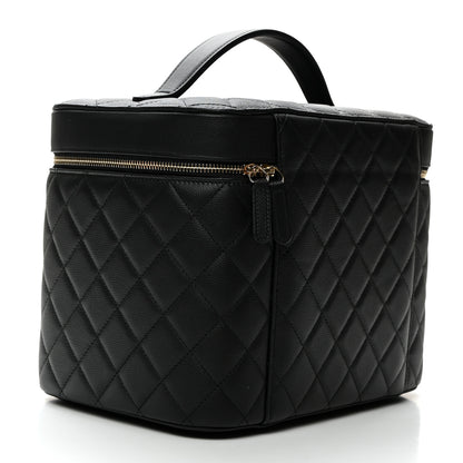 Chanel Caviar Quilted Large Vanity Pouch Black 3 of 8