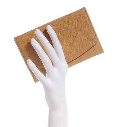 Chanel Caviar Card Holder Wallet Beige 2 of 8
