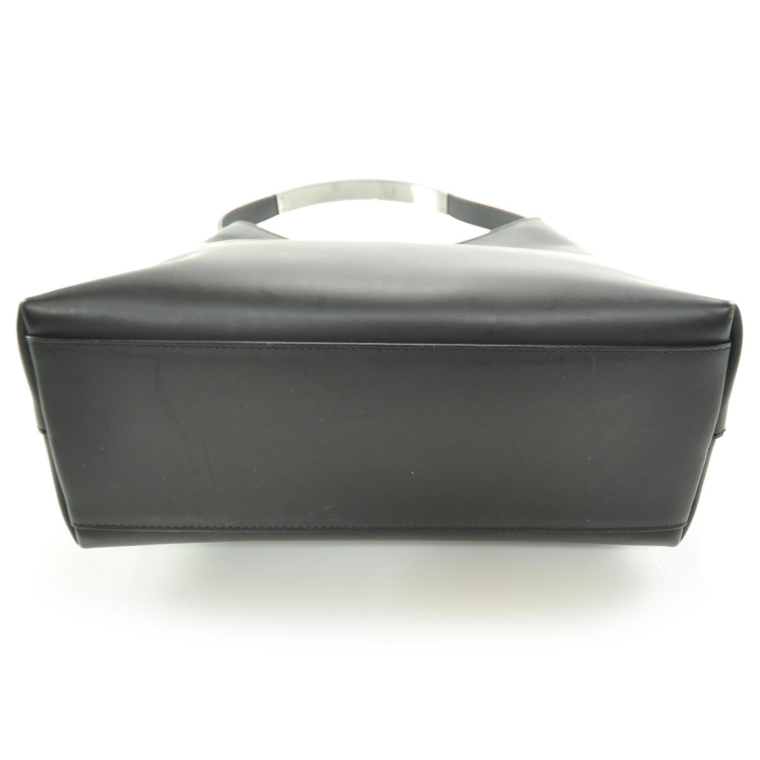 Gucci Matte Leather Hobo Black 4 of 9