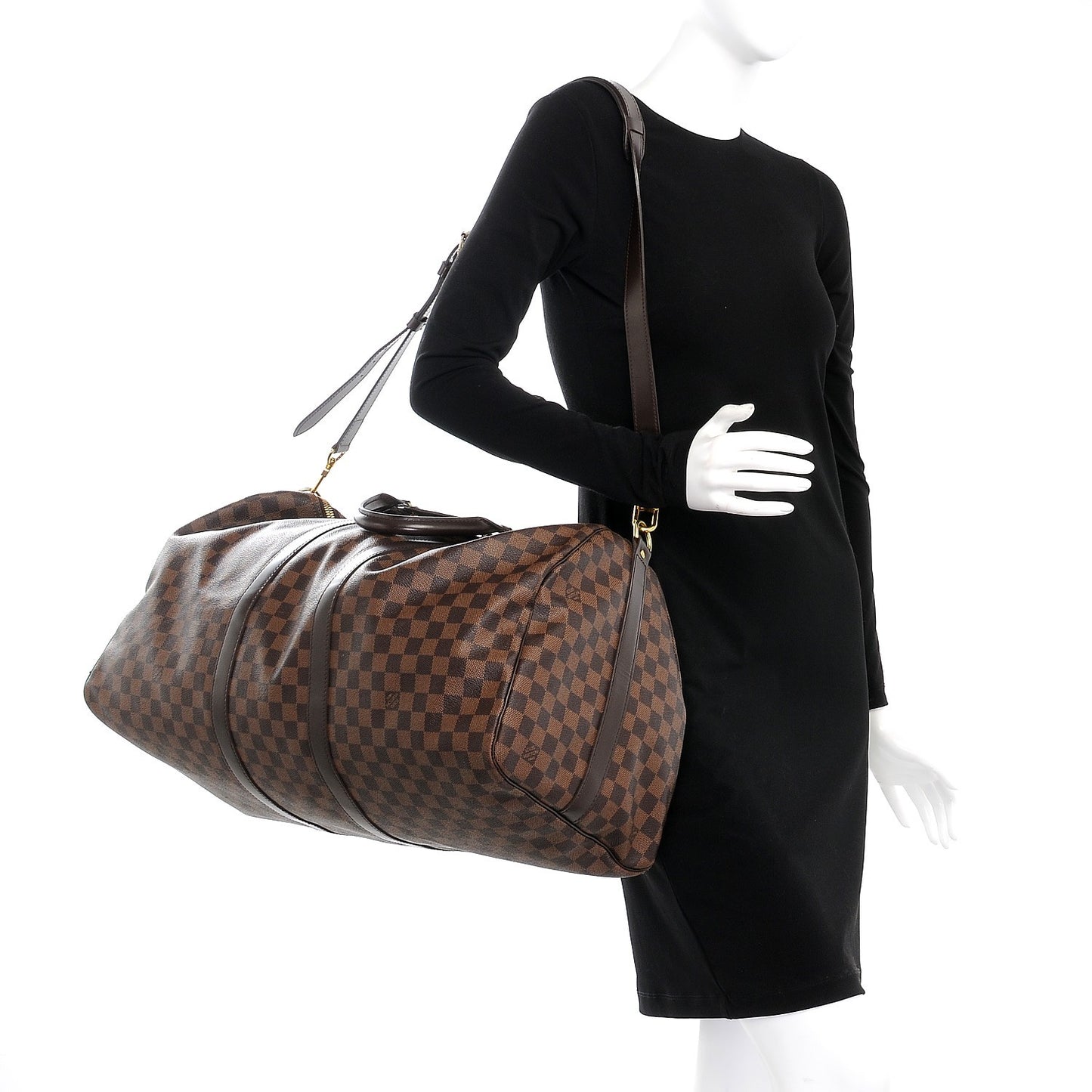 Damier Ebene Keepall Bandouliere 55