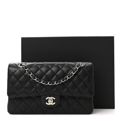 Chanel Caviar Quilted Medium Double Flap Black 11 of 11
