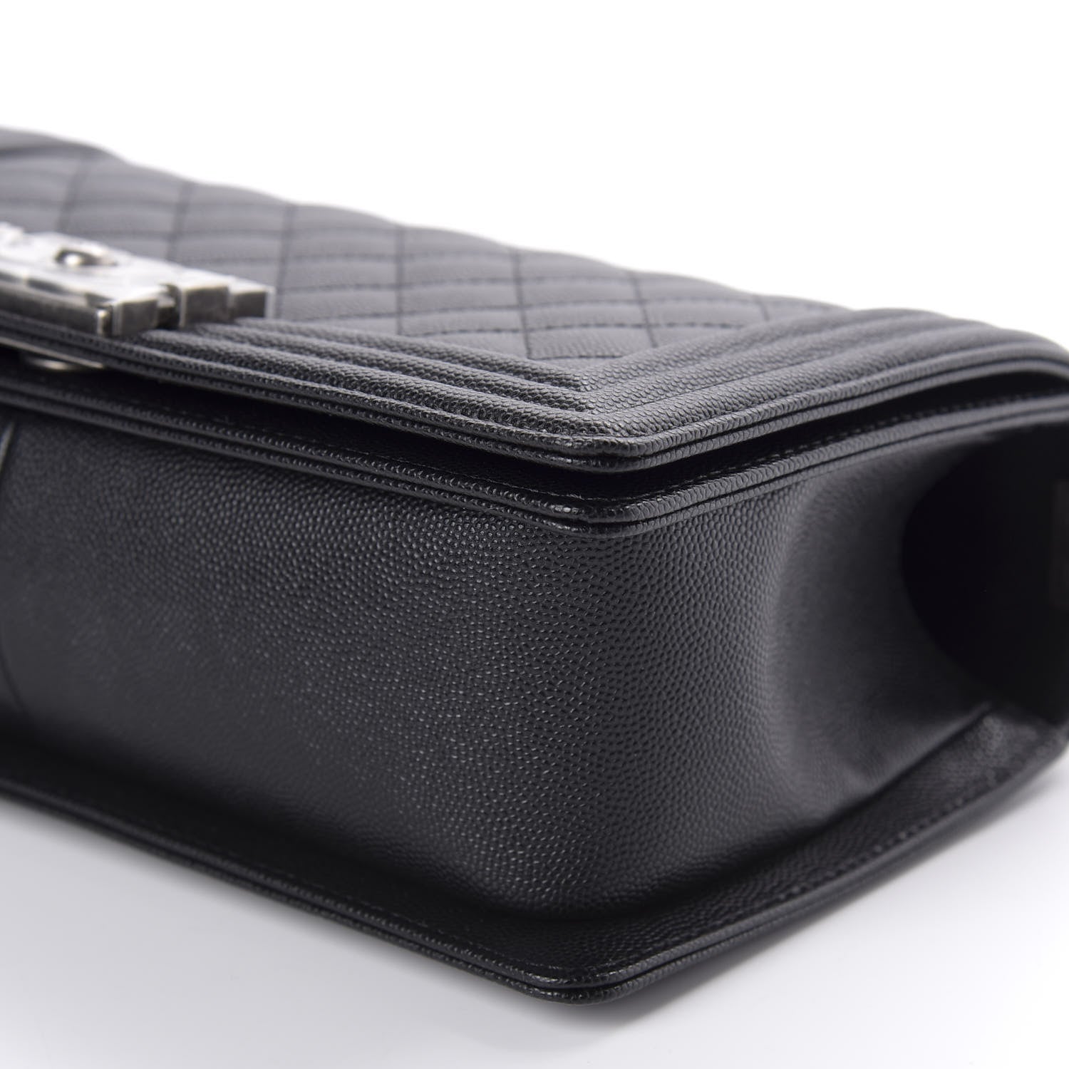 Chanel Caviar Quilted Medium Boy Flap Black 7 of 13
