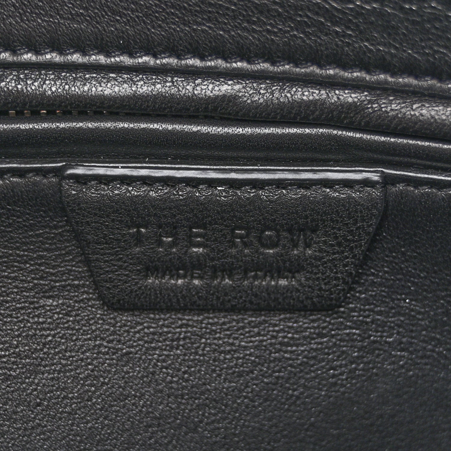 The Row Grained Calfskin EW India Black 6 of 10