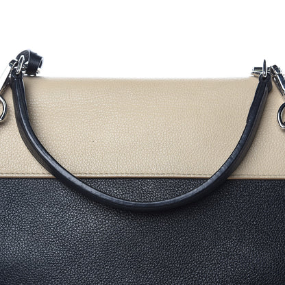 Louis Vuitton Soft Calfskin Lockme II Top Handle Vanille Black 7 of 12