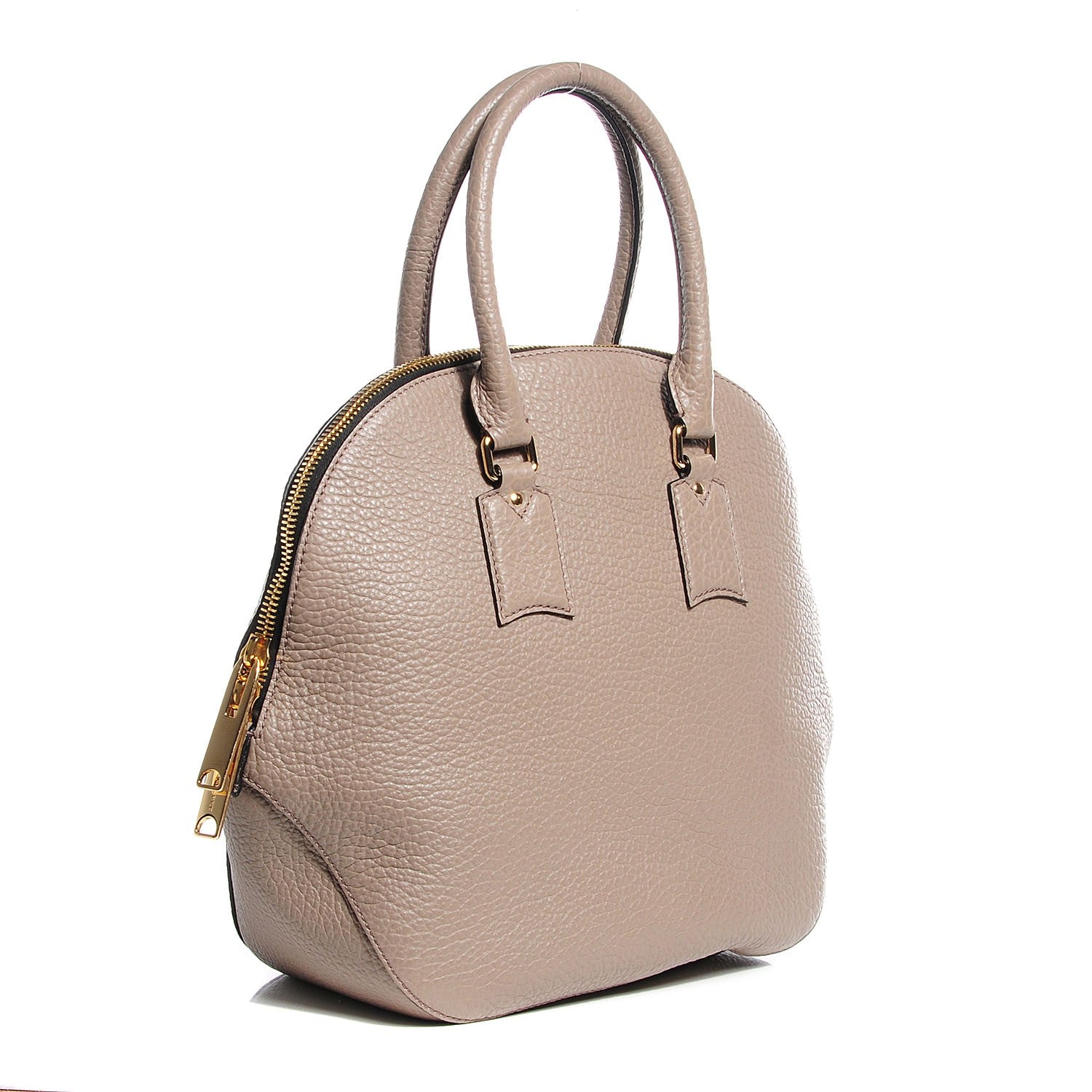 Burberry Heritage Grain Medium Orchard Bowling Bag Taupe 3 of 10