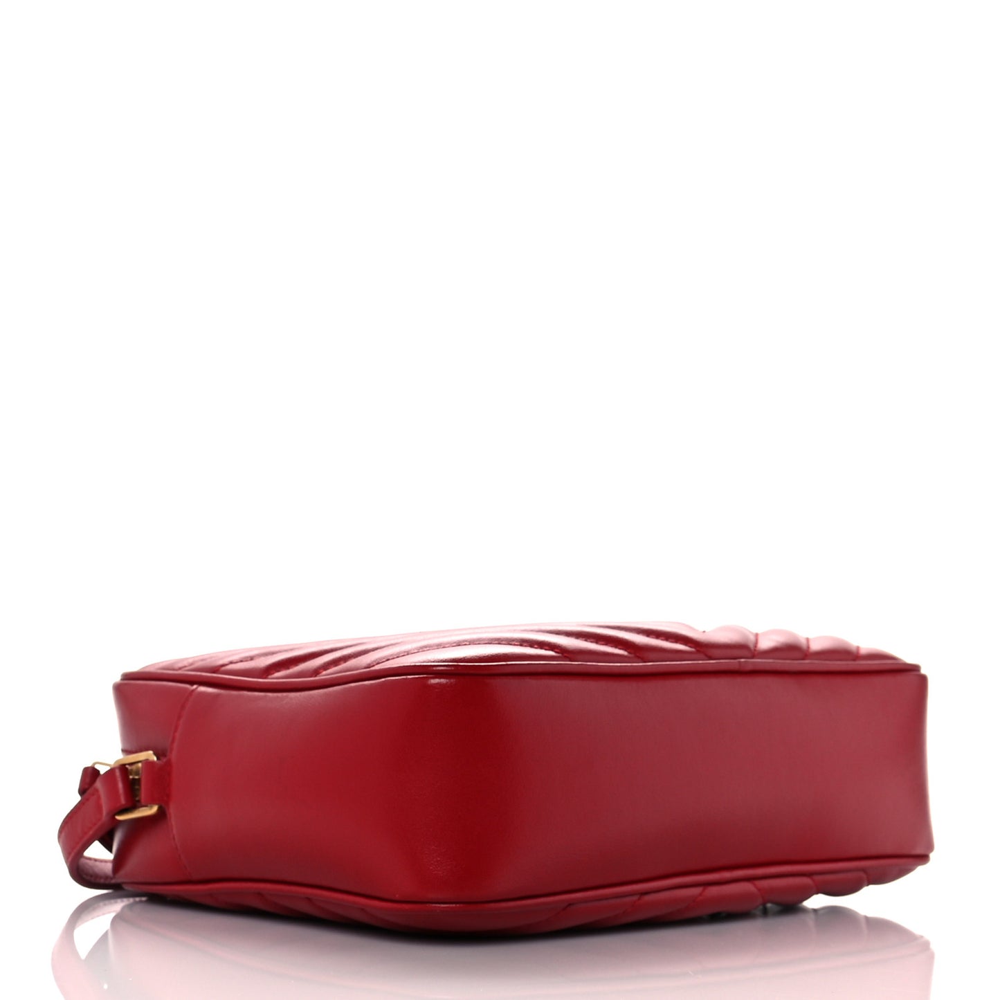 Calfskin Matelasse Monogram Lou Camera Bag Red