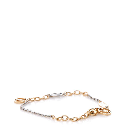 Louis Vuitton Logomania Bracelet Silver Gold 3 of 6