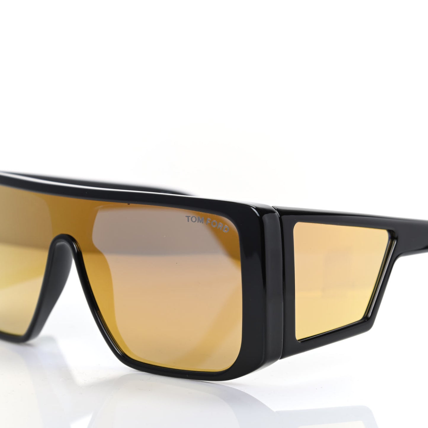 Square Atticus Sunglasses TF710 Black Gold