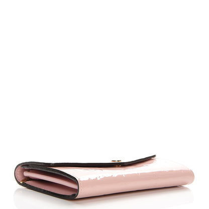 Louis Vuitton Vernis Sarah Compact Wallet Rose Ballerine 4 of 7