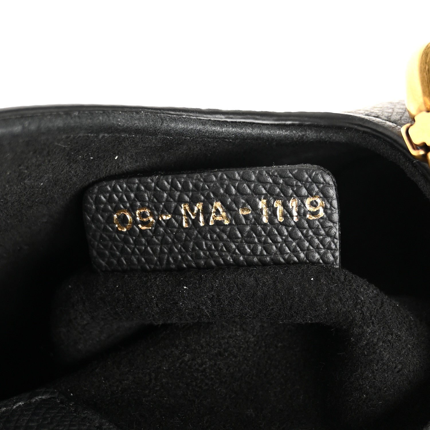 Christian Dior Grained Calfskin Mini Saddle Bag Black 7 of 10