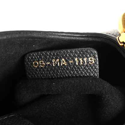 Christian Dior Grained Calfskin Mini Saddle Bag Black 7 of 10
