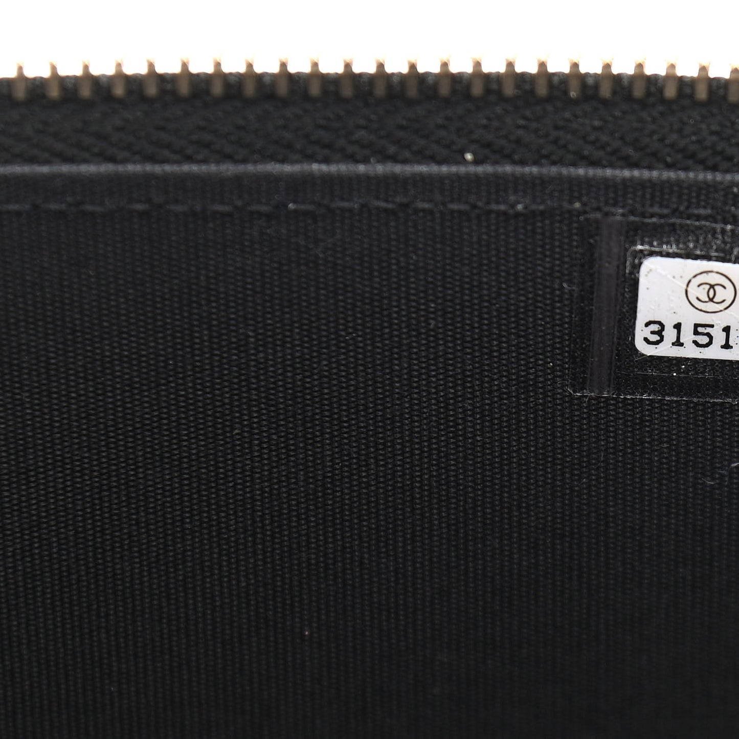 Lambskin Quilted Small Top Handle Vanity Case With Chain Black