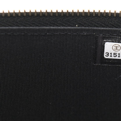 Chanel Lambskin Quilted Small Top Handle Vanity Case With Chain Black 7 of 11