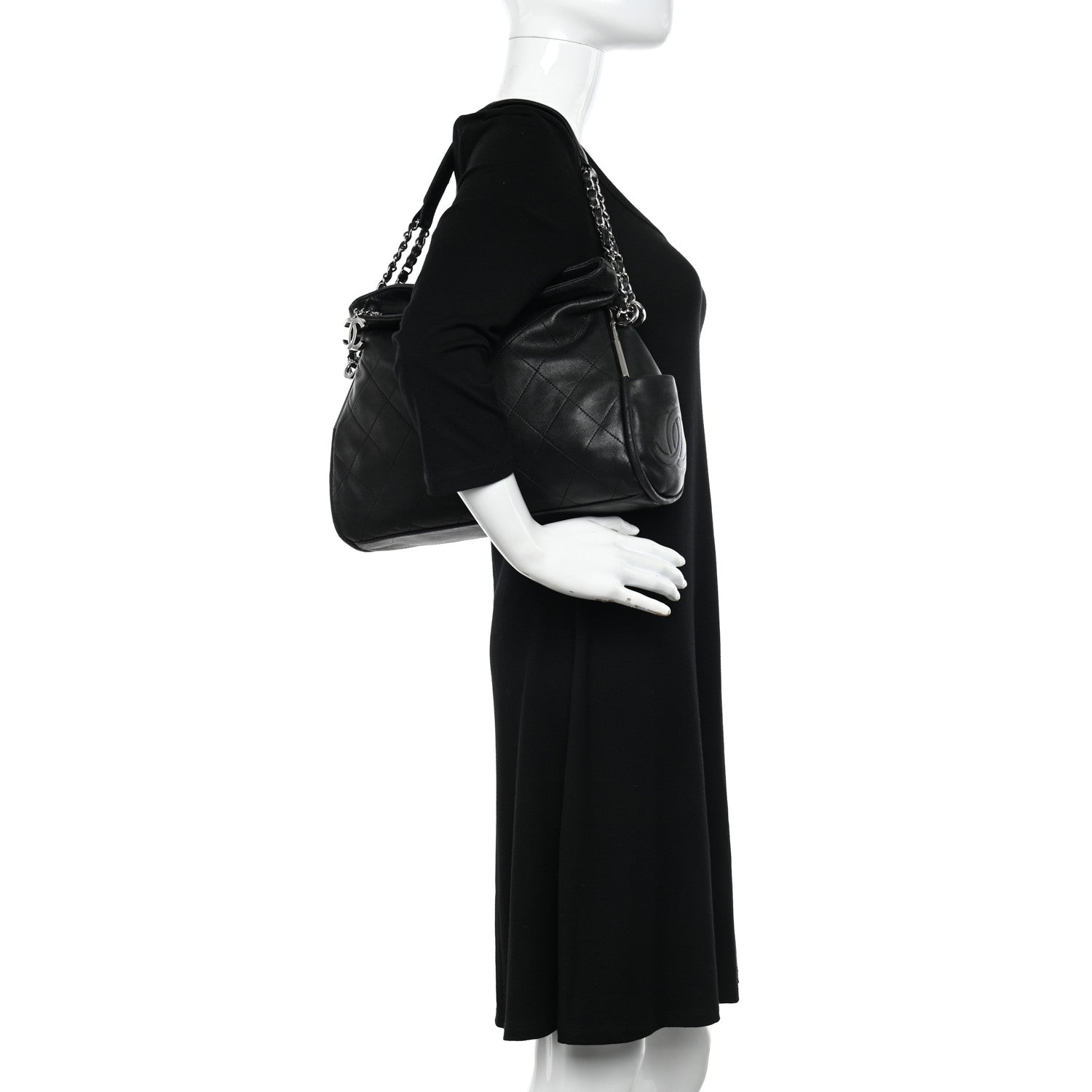 Chanel Lambskin Ultimate Soft Hobo Black 2 of 16