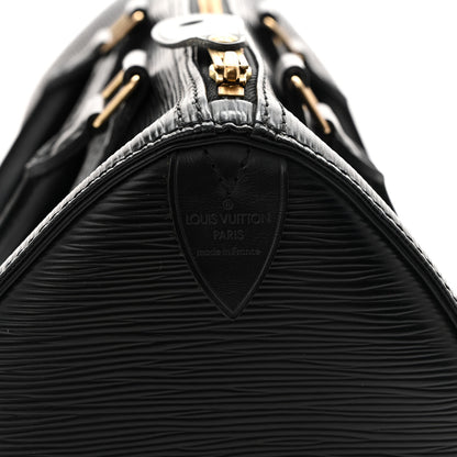Louis Vuitton Epi Speedy 25 Black 6 of 10