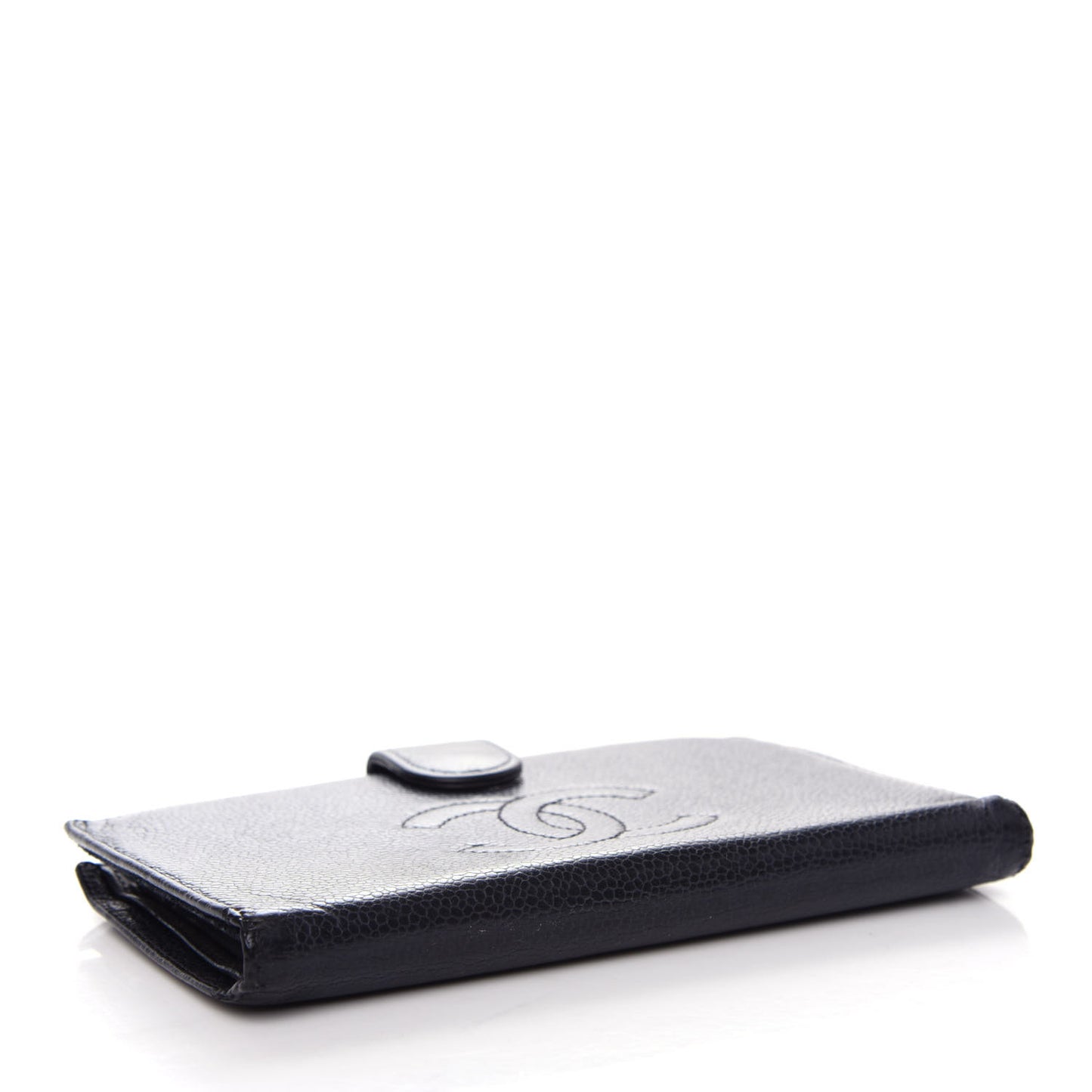 Caviar Timeless CC French Wallet Black